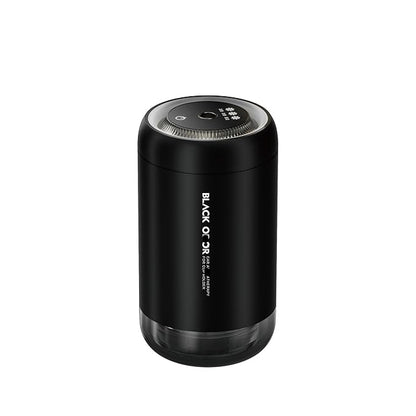 Black Odor Aroma Diffuser For Car (Rechargable)