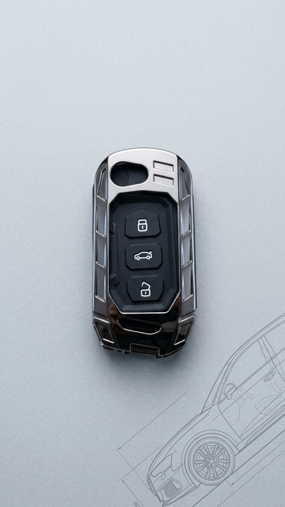 Metal Transformer Series Car Key Cover for Mahindra Thar, Thar Roxx, Scorpio N, Scorpio Classic, XUV700, Bolero (2023–2026) Metal Case | 360° Shockproof Protection | Premium Design