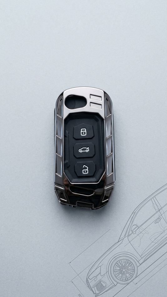 Metal Transformer Series Car Key Cover for Mahindra Thar, Thar Roxx, Scorpio N, Scorpio Classic, XUV700, Bolero (2023–2026) Metal Case | 360° Shockproof Protection | Premium Design