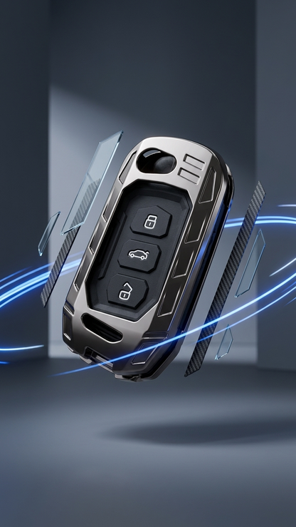 Metal Transformer Series Car Key Cover for Mahindra Thar, Thar Roxx, Scorpio N, Scorpio Classic, XUV700, Bolero (2023–2026) Metal Case | 360° Shockproof Protection | Premium Design