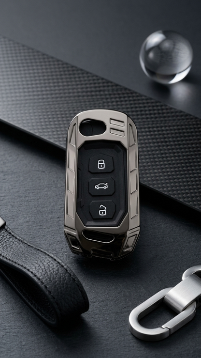 Metal Transformer Series Car Key Cover for Mahindra Thar, Thar Roxx, Scorpio N, Scorpio Classic, XUV700, Bolero (2023–2026) Metal Case | 360° Shockproof Protection | Premium Design